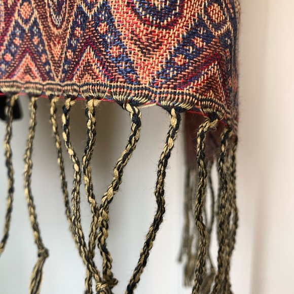 Pashmina Multicolor Patterned Scarf - Picture 7 of 10